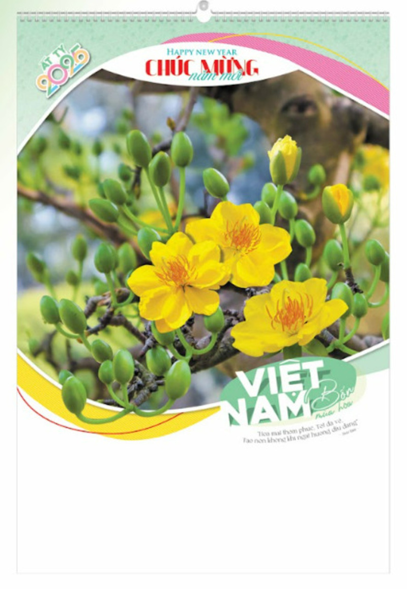 In Lịch Treo Tường Độc Quyền 15 Lịch 13 tờ