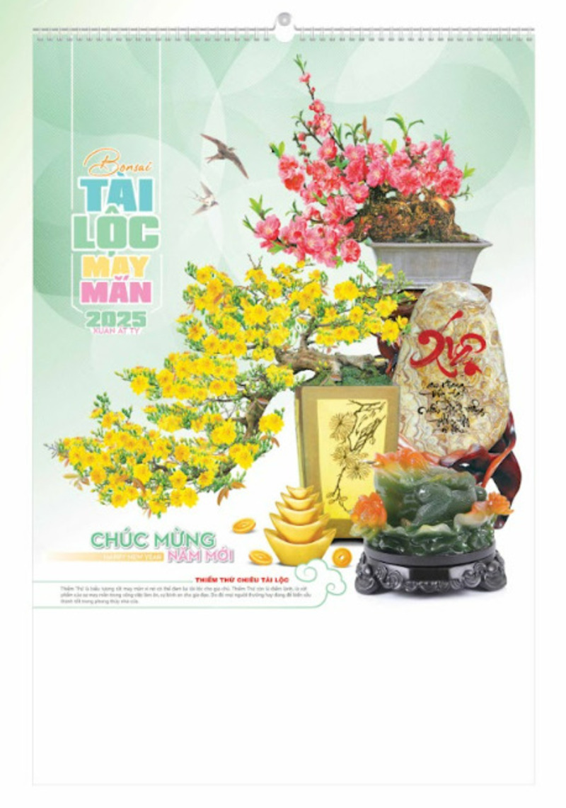 In Lịch Treo Tường Độc Quyền 18 Lịch Tết Hải Đăng - Công ty in lịch treo tường độc quyền chuyên nghiệp