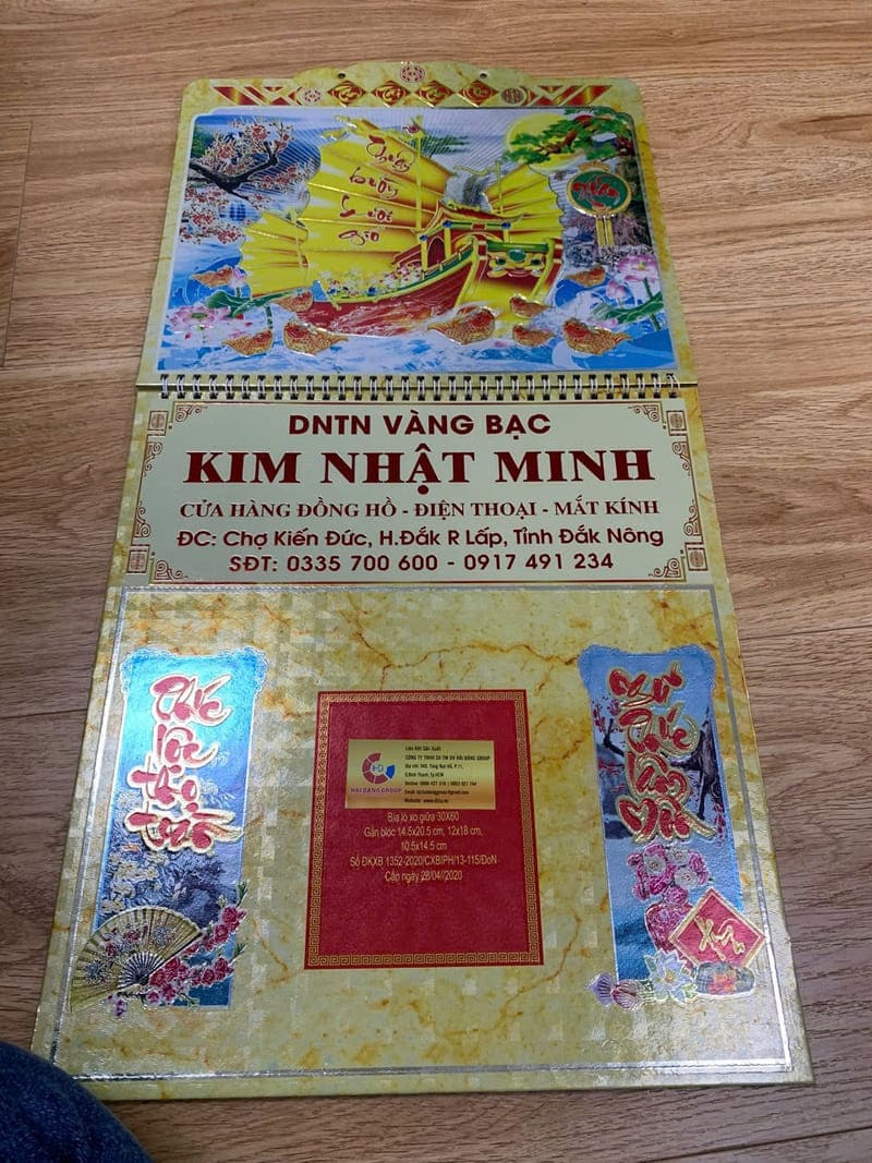 Liên hệ cơ sở in ấn lịch tết Hải Đăng nếu bạn có nhu cầu in lịch tết 2026