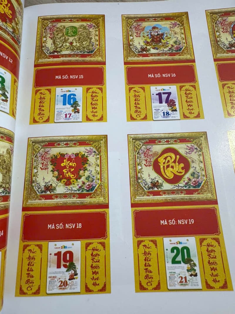 In lịch tết làm quà tặng thể hiện sự tri ân khách hàng sau 1 năm làm việc