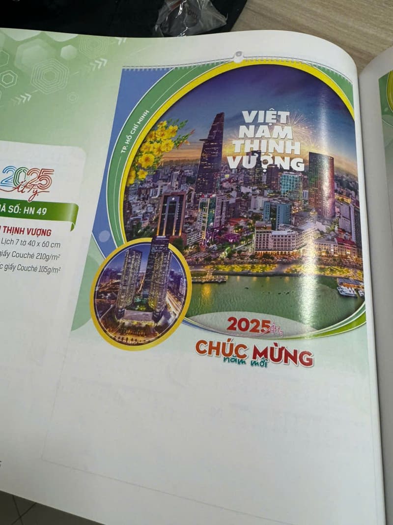 Mẫu lịch treo tường