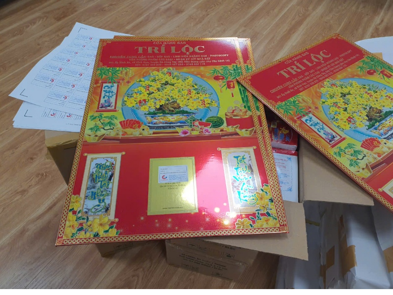 Hải Đăng xưởng in lịch bloc giá rẻ