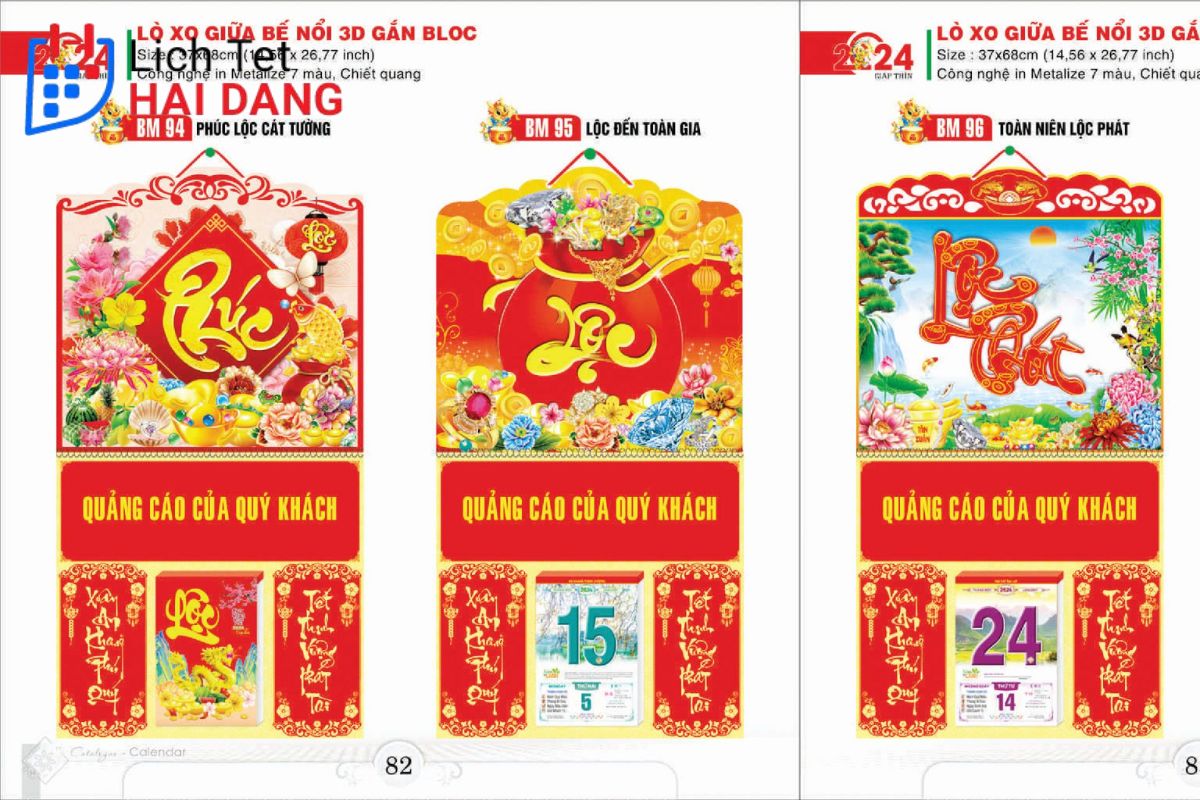 Lịch bloc của công ty Lê Gia Phát