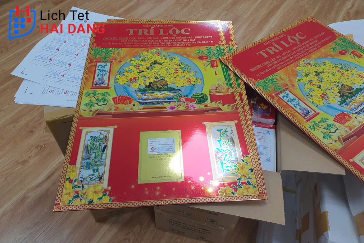 Lịch Tết Hải Đăng có thể làm lên đến 10,000 ấn phẩm/ngày
