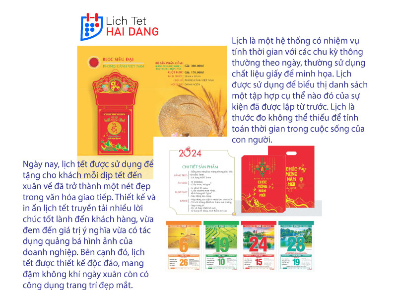 Hải Đăng chuyên in lịch tết giá rẻ