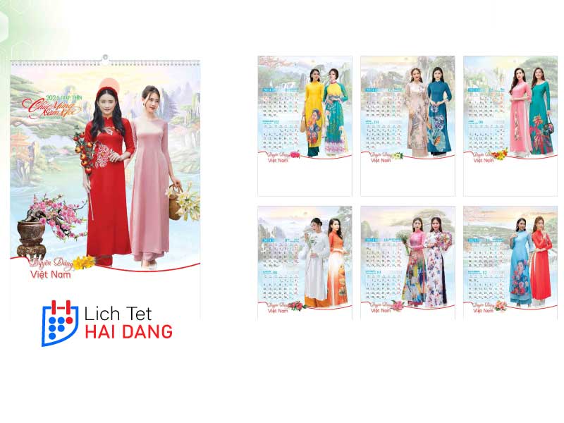 In lịch tết treo tường giá rẻ