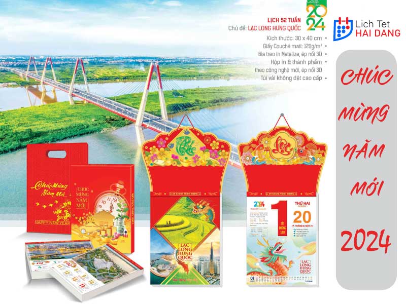 In Lịch Tết 2023 13 Mẫu lịch tết hiện đại