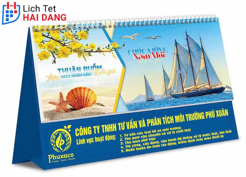 In Lịch Tết Ninh Bình 12 Lịch để bàn
