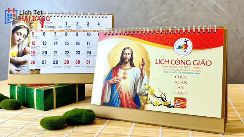 In Lịch Công Giáo 10 Lịch công giáo để bàn