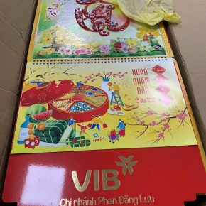 Mẫu lịch bloc siêu cực đại VIB chi nhánh Phan Đăng Lưu