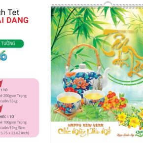 Lịch Tết Hải Đăng có chính sách hỗ trợ giao lịch treo tường 1 tờ toàn quốc