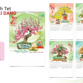 Lịch Tết Hải Đăng có chính sách chiết khấu hấp dẫn cho lịch treo tường 5 tờ