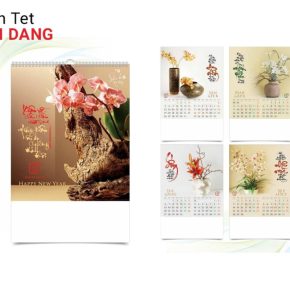 Lịch Tết Hải Đăng - công ty in lịch treo tường 7 tờ chuyên nghiệp